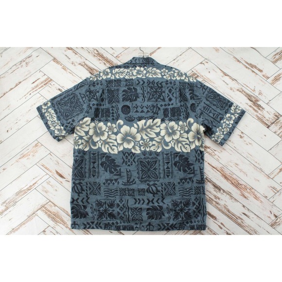 Vintage Royal Creations Shirt Mens XXL Blue Floral Hawaiian Luau - Picture 3 of 6